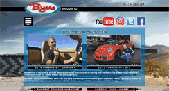 Desktop Screenshot of byersimports.tv